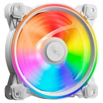 Ventoinha XPG HURRICANE 120 ARGB PWM White, 12 cm, 600 RPM, 2000 RPM, branco