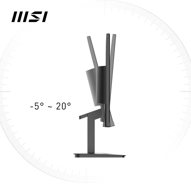MSI Pro MP2412 Monitor de computador 60,5 cm (23,8 polegadas) 1920 x 1080 píxeis Full HD LCD Preto