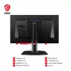 MSI MPG 271QRXDE QD-OLED Monitor de computador 67,3 cm (26,5 polegadas) 2560 x 1440 píxeis Wide Quad HD Preto