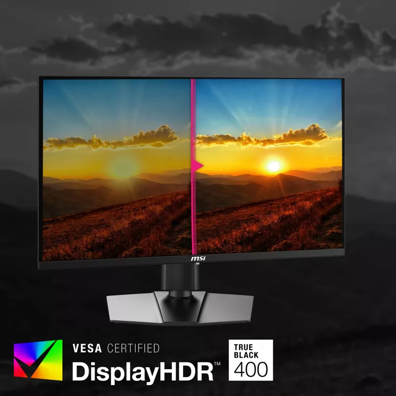 MSI MPG 271QRXDE QD-OLED Monitor de computador 67,3 cm (26,5 polegadas) 2560 x 1440 píxeis Wide Quad HD Preto