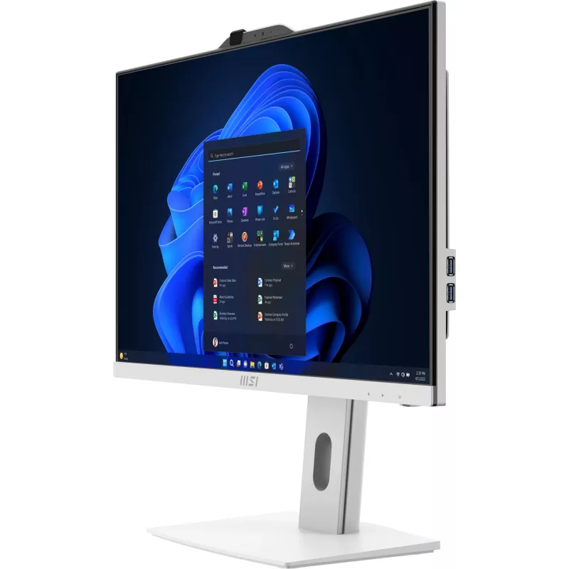 All-in-One PC MSI Pro AP242P 14M-691EU — 23,8 polegadas FHD IPS, Intel Core i5-14400, 16GB DDR5, 512GB SSD, Windows 11 Pro, Wi‑Fi 6E, Branco