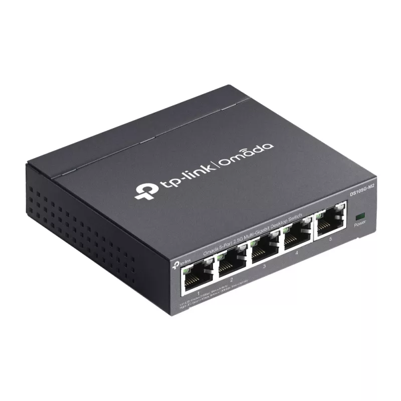 TP-Link Omada DS105G-M2 Switch de rede Unmanaged 2.5G Ethernet (100/1000/2500) Preto