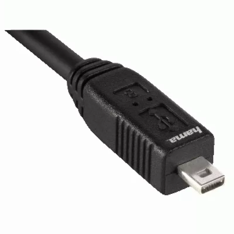 Hama cabo USB 2.0, 1,8 m cabo USB USB A preto
