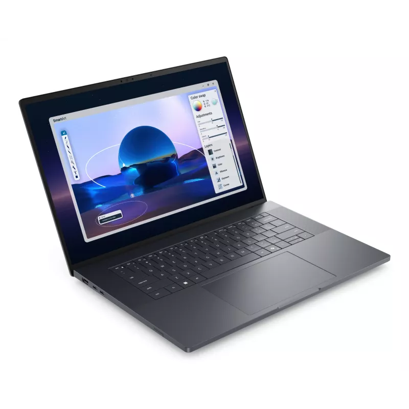 DELL Pro Max 16 Premium MA16250 Intel Core Ultra 7 265H estação de trabalho móvel 40,6 cm (16 polegadas) Full HD+ 32 GB LPDDR5x-SDRAM 1 TB SSD NVIDIA RTX PRO 1000 Blackwell Wi-Fi 7 (802.11be) Windows 11 Pro alemão preto