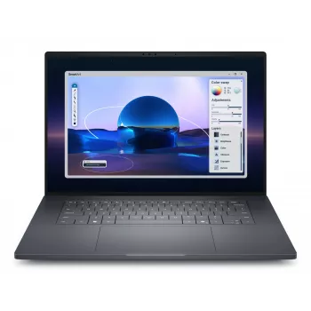 DELL Pro Max 16 Premium MA16250 Intel Core Ultra 9 285H estação de trabalho móvel 40,6 cm (16 polegadas) Full HD+ 64 GB LPDDR5x-SDRAM 1 TB SSD NVIDIA RTX PRO 2000 Blackwell Wi-Fi 7 (802.11be) Windows 11 Pro alemão preto