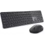 DELL Pro 7 teclado fino KM726 rato incluído Home/Office RF Wireless + Bluetooth QWERTZ alemão preto