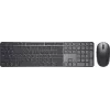 DELL Pro 7 teclado fino KM726 rato incluído Home/Office RF Wireless + Bluetooth QWERTZ alemão preto