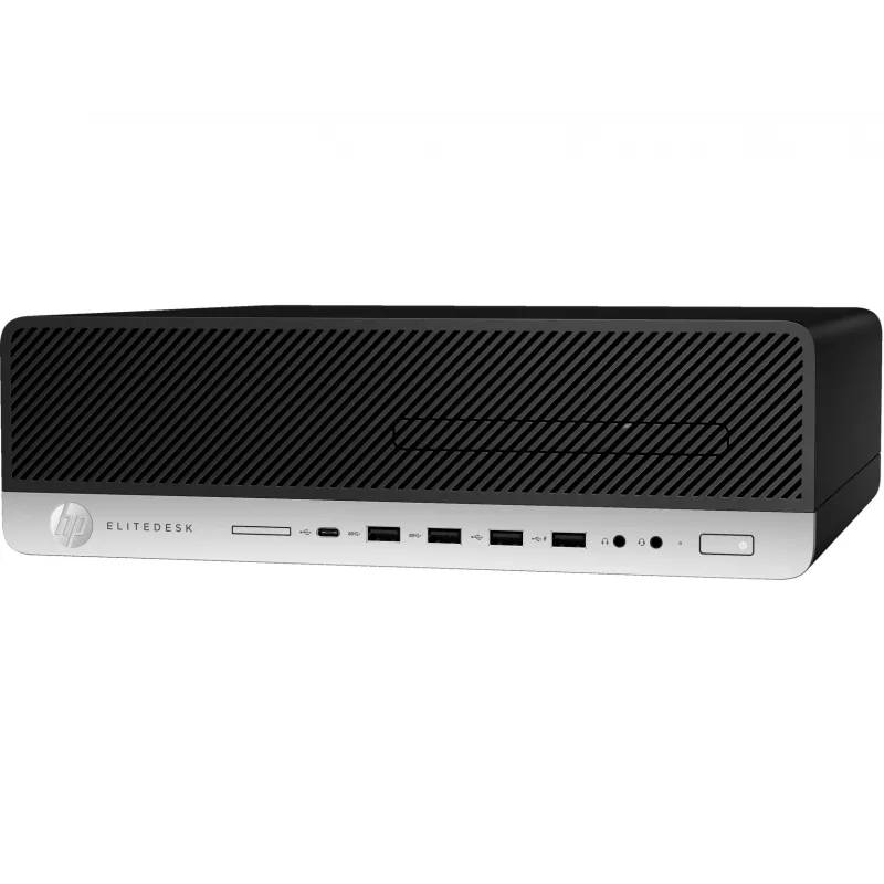 T1A HP EliteDesk 800 G5 recondicionado Intel® Core™ i5 i5-9500 16 GB DDR4-SDRAM 512 GB SSD Windows 11 Pro SFF PC Preto, Prateado