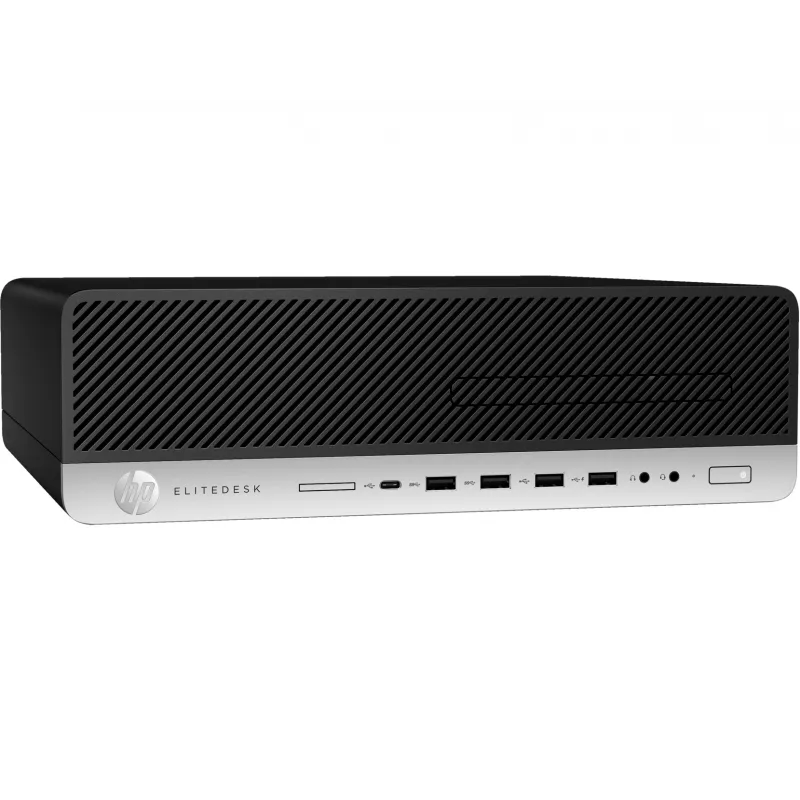 T1A HP EliteDesk 800 G5 recondicionado Intel® Core™ i5 i5-9500 16 GB DDR4-SDRAM 512 GB SSD Windows 11 Pro SFF PC Preto, Prateado