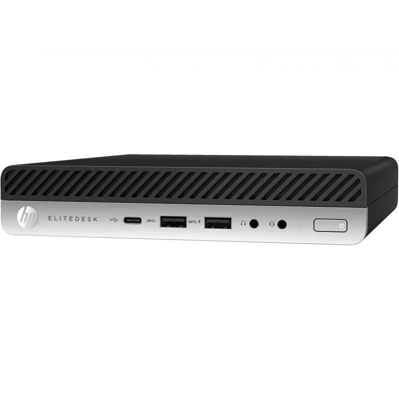 T1A HP EliteDesk 800 G5 recondicionado Intel® Core™ i5 i5-9500T 8 GB DDR4-SDRAM 512 GB SSD Windows 11 Pro Mini-PC Preto, Prateado