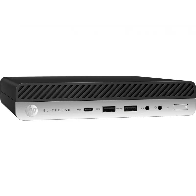 T1A HP EliteDesk 800 G5 recondicionado Intel® Core™ i5 i5-9500T 8 GB DDR4-SDRAM 512 GB SSD Windows 11 Pro Mini-PC Preto, Prateado