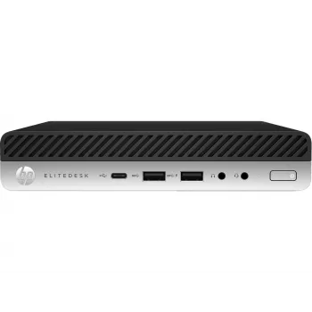 T1A HP EliteDesk 800 G5 recondicionado Intel® Core™ i5 i5-9500 8 GB DDR4-SDRAM 256 GB SSD Windows 11 Pro Mini-PC Preto, Prateado