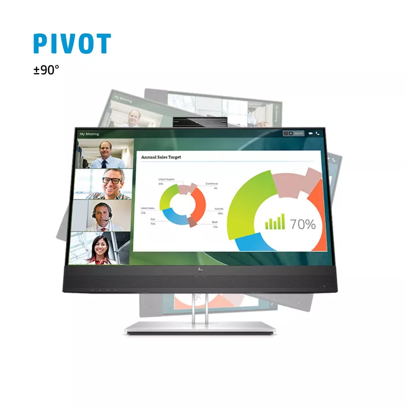Monitor HP E24mv G4 23,8 polegadas Full HD 1920x1080