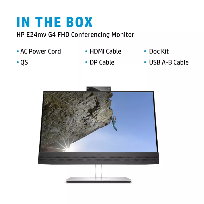 Monitor HP E24mv G4 23,8 polegadas Full HD 1920x1080