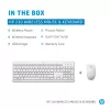 Conjunto de rato e teclado sem fios HP 230, branco, rato incluído