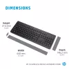 Conjunto de rato e teclado sem fios HP 230, branco, rato incluído