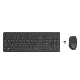 Conjunto de teclado e rato sem fios HP 330 — teclado tamanho completo, RF Wireless, preto, rato incluído