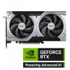 Placa gráfica MSI GeForce RTX 5060 Ti 16 GB GDDR7, PCIe 5.0, 128 bits, 2602 MHz boost, 180 W, 2 ventoinhas