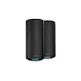 NETGEAR Orbi 970 Series Quad-Band WiFi 7, pack de 2 Quad-Band (2,4 GHz / 5 GHz-1 / 5 GHz-2 / 6 GHz) Wi-Fi 6 (802.11ax) preto 3 interno