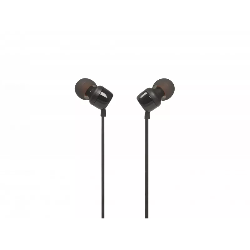 JBL Tune 110 preto, com fios, 20 - 20000 Hz, música, headset, preto