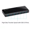 TP-Link UH720 USB 3.2 Gen 1 (3.1 Gen 1) Micro-B 5000 Mbit/s preto