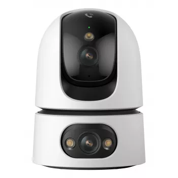 Câmara de vigilância IP IMOU Ranger Dual Pro 10MP, interior, montagem em mesa, 3,6 mm de distância focal fixa, 88° H / 107° diag, CMOS, com fios e sem fios