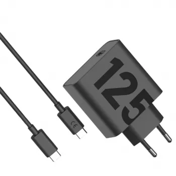 Carregador de dispositivo móvel Motorola SJMC1252 universal preto AC interior USB Type-C 1m