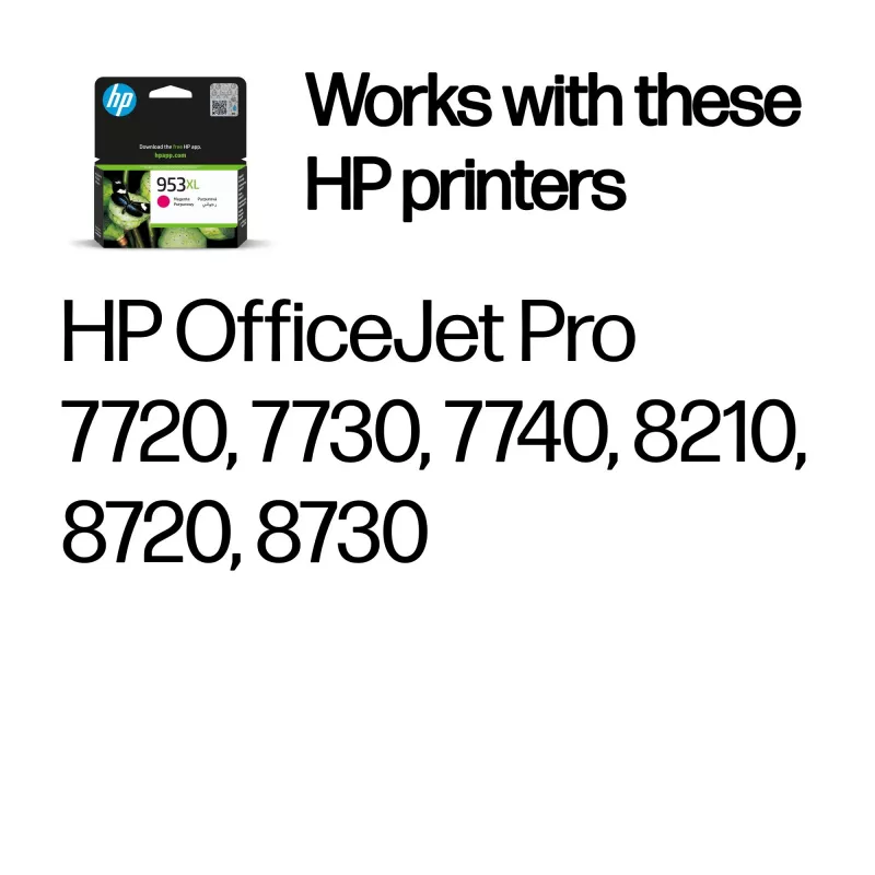 Tinteiro original HP 953XL de alta capacidade magenta