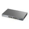 Switch de rede Zyxel GS1350-26HP-EU0101F gerido L2 Gigabit Ethernet (10/100/1000) Power over Ethernet (PoE) cinzento