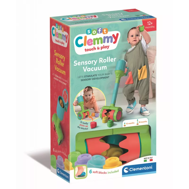 Aspirador macio Clementoni Clemmy, conjunto de construção, 1 ano(s), 6 unid., 110 g