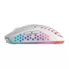 Mars Gaming MMW3W, rato gaming sem fios, RGB Flow, ultraleve 79 g, 3200 DPI, branco