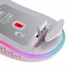 Mars Gaming MMW3W, rato gaming sem fios, RGB Flow, ultraleve 79 g, 3200 DPI, branco