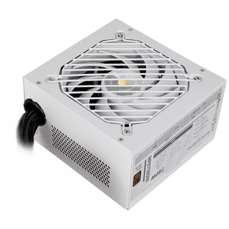 Fonte de alimentação Mars Gaming MPB750SIW 750 W 24 pinos ATX ATX branca