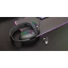 Headset Mars Gaming MHW-PRO com fios e sem fios arco de cabeça USB Type-C Bluetooth preto
