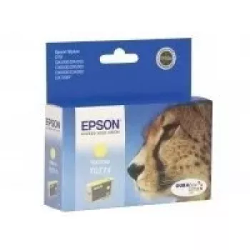 Epson Cheetah embalagem individual amarelo T0714 tinta DURABrite Ultra