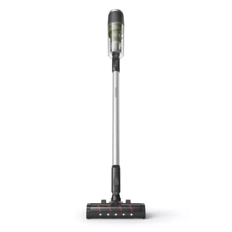 Aspirador vertical Philips XC3033/01 — 25,2V iões de lítio, sem saco ciclónico, 1,5 kg, aspirador de mão removível, verde/preto