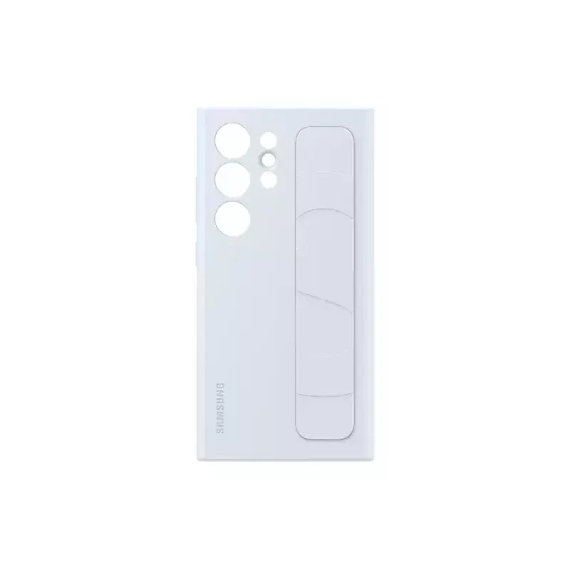 Capa de silicone Standing Grip para Samsung Galaxy S24 Ultra – azul-claro, compatível com 6,8 polegadas