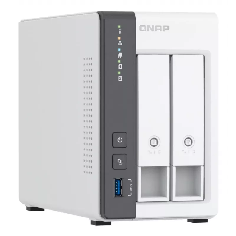 QNAP TS-216G NAS/servidor de armazenamento torre Cortex-A Cortex-A55 4 GB HDD branco