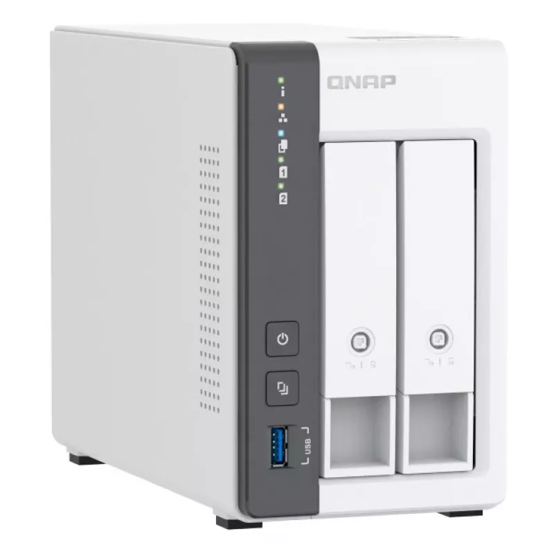 QNAP TS-216G NAS/servidor de armazenamento torre Cortex-A Cortex-A55 4 GB HDD branco