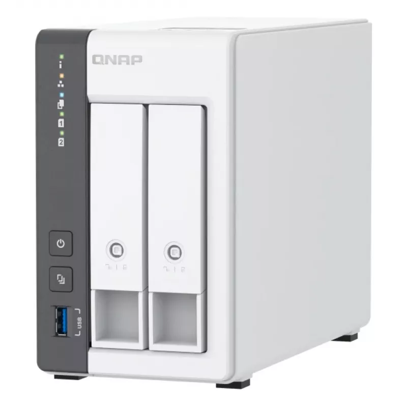 QNAP TS-216G NAS/servidor de armazenamento torre Cortex-A Cortex-A55 4 GB HDD branco