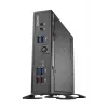 Shuttle XPC barebone fino DS50U, Intel Celeron 7305, 2x LAN (1x 2.5Gbit, 1x 1Gbit), 1x COM, 1x HDMI, 1x DP, 1x VGA, sem ventoinha, funcionamento contínuo 24/7