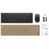 Teclado e rato sem fios Lenovo 4X31N50746 QWERTY inglês dos EUA preto