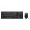 Teclado e rato sem fios Lenovo 4X31N50746 QWERTY inglês dos EUA preto