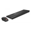 Teclado e rato sem fios Lenovo 4X31N50746 QWERTY inglês dos EUA preto
