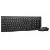 Teclado e rato sem fios Lenovo 4X31N50746 QWERTY inglês dos EUA preto