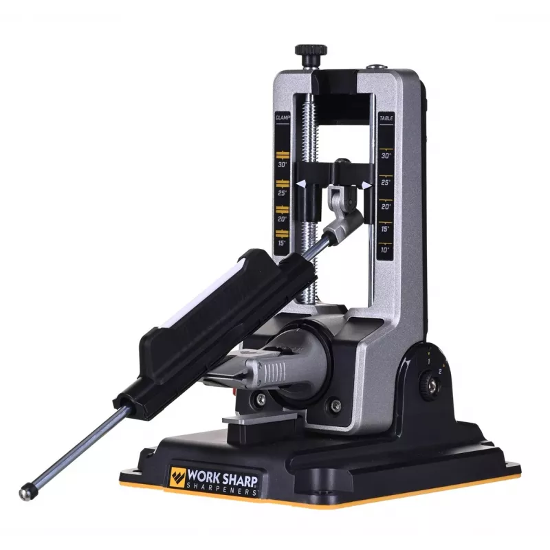 Afia-facas Work Sharp Professional Precision Adjust 09DX068 — afia-facas de passagem, ângulo ajustável, preto, estojo de nylon