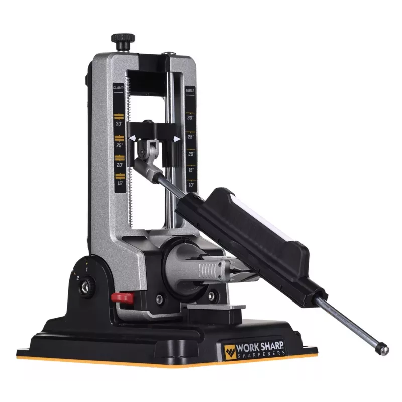 Afia-facas Work Sharp Professional Precision Adjust 09DX068 — afia-facas de passagem, ângulo ajustável, preto, estojo de nylon
