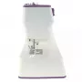 Máquina de costura Lucznik Teresa portátil leve – modelo Teresa, máquina de costura doméstica elétrica, funções básicas de pontos, branco-violeta