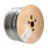 Cabo de rede Extralink par entrançado CAT6 FTP exterior 305m preto
