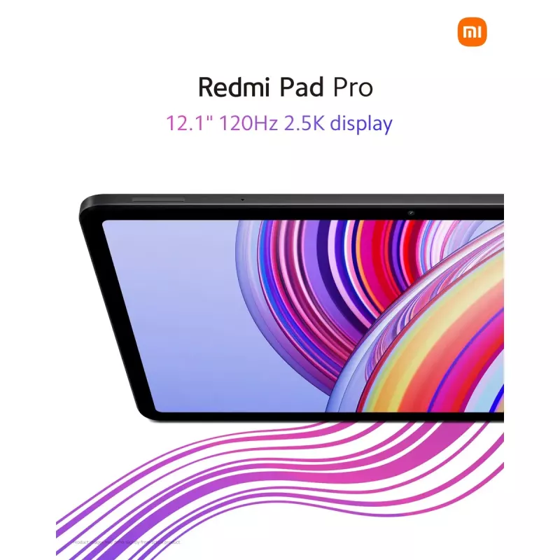 Tablet Xiaomi Redmi Pad Pro 12,1 polegadas 2,5K 2560x1600 Qualcomm 7s Gen 2 6 GB RAM 128 GB grafite